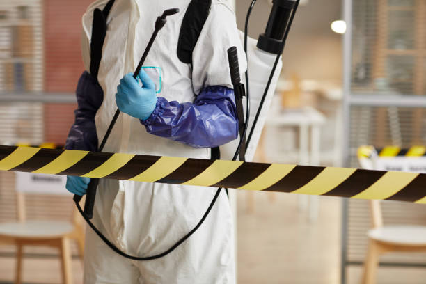 Professional Biohazard technician working in Mastic, NY